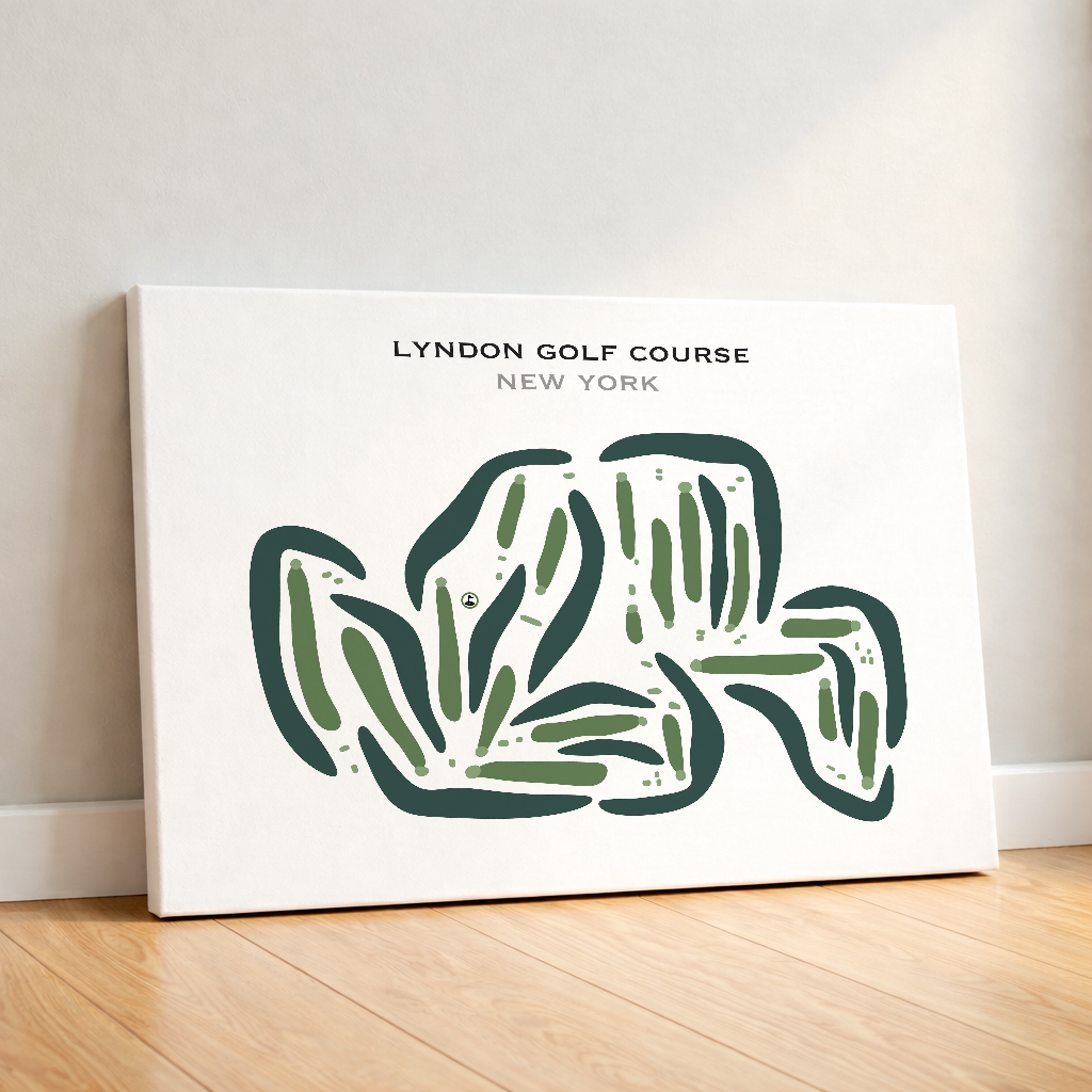 Lyndon Golf Course, New York - Printed Golf Courses