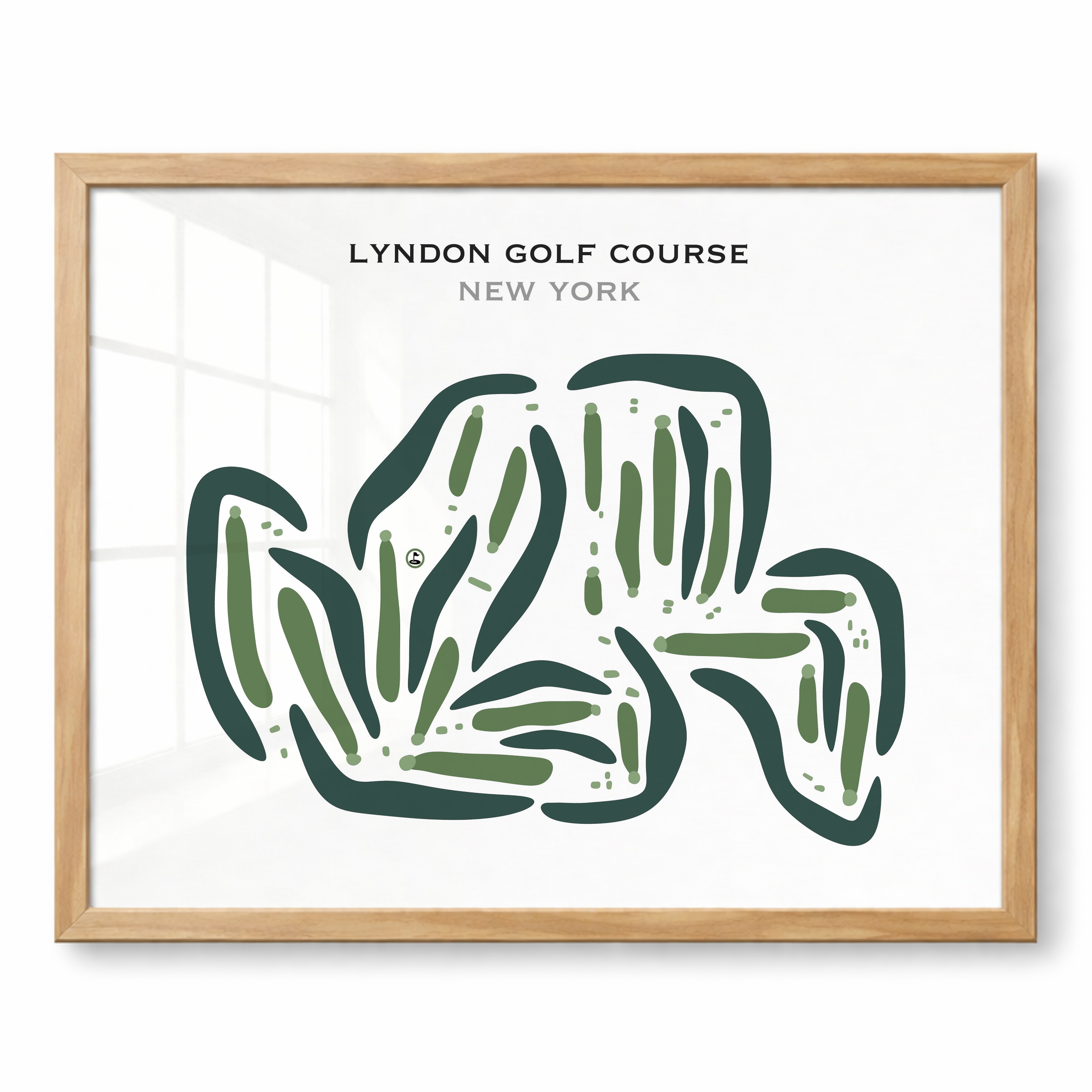 Lyndon Golf Course, New York - Printed Golf Courses
