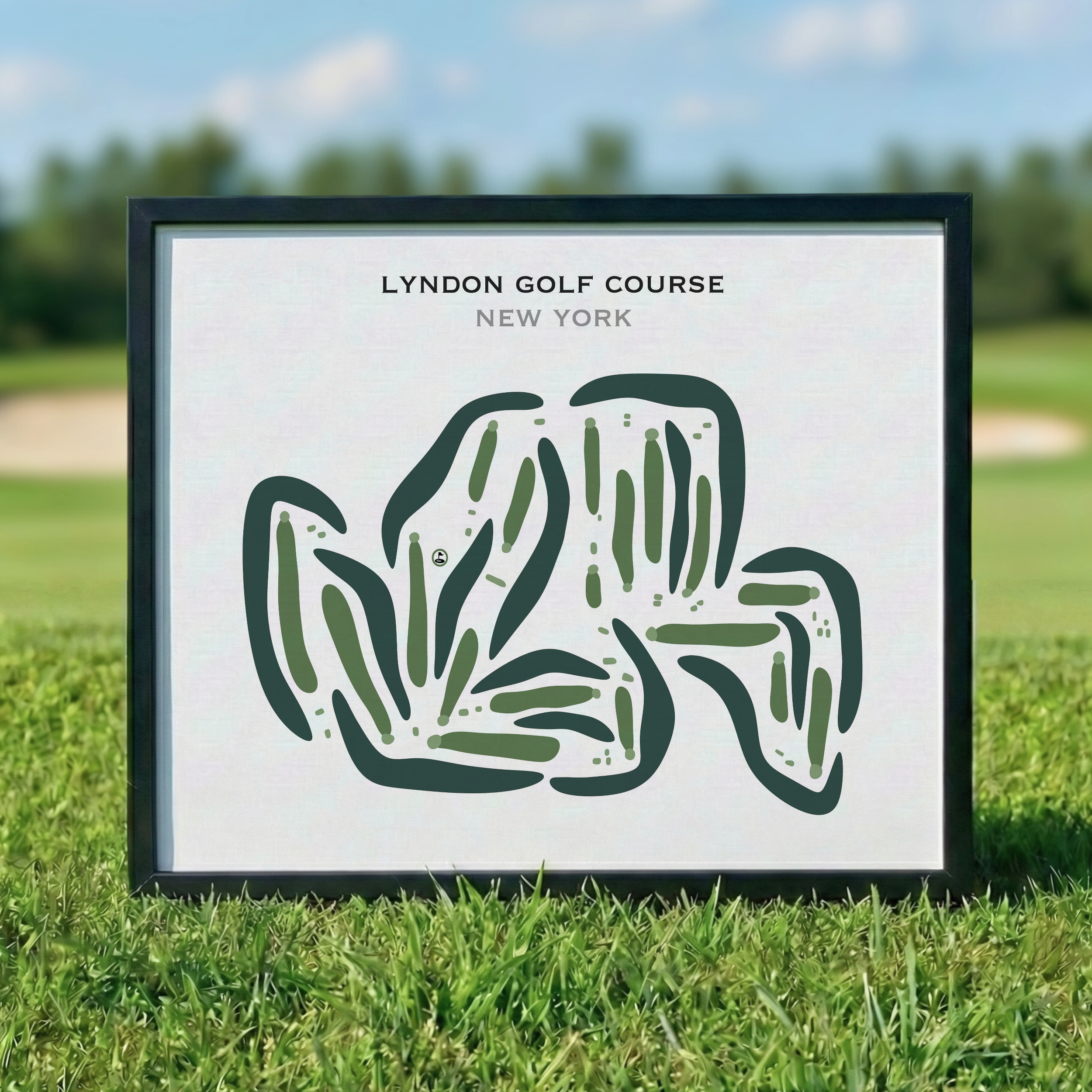 Lyndon Golf Course, New York - Printed Golf Courses