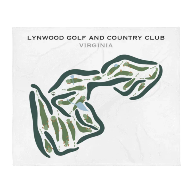 Lynwood Golf & Country Club, Virginia - Printed Golf Course