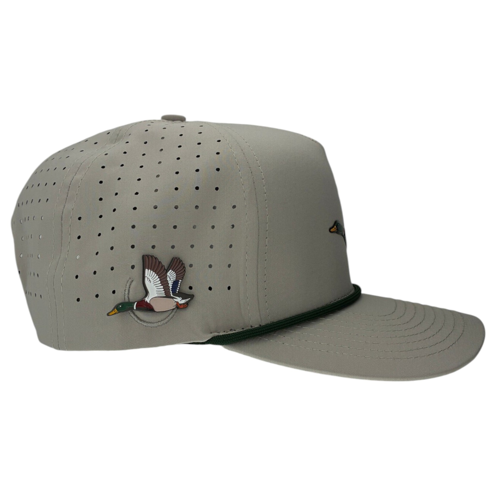 Mallard Golf Hat | Snapback Cap | Built-in Magnetic Ball Marker Holder + Marker Included | Adjustable | Duck