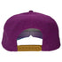 Marlin Golf Hat | Snapback Cap | Built-in Magnetic Ball Marker Holder + Marker Included | Adjustable Purple