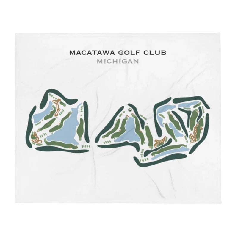 Macatawa Golf Club, Michigan - Printed Golf Course