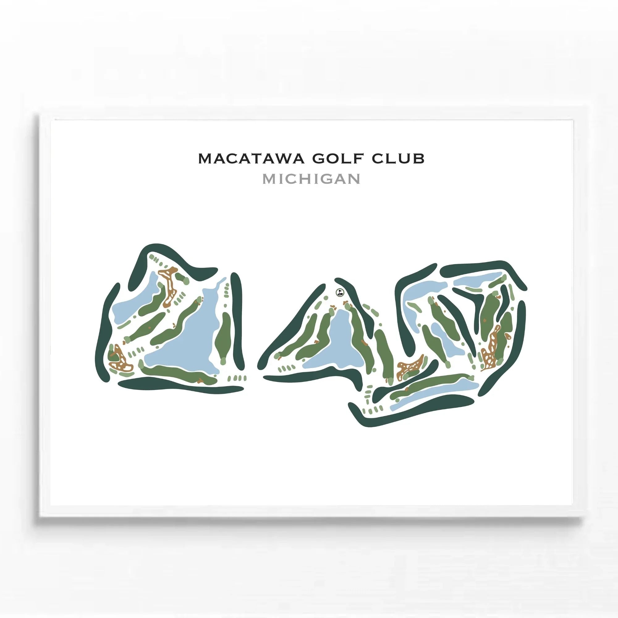 Macatawa Golf Club, Michigan - Printed Golf Course