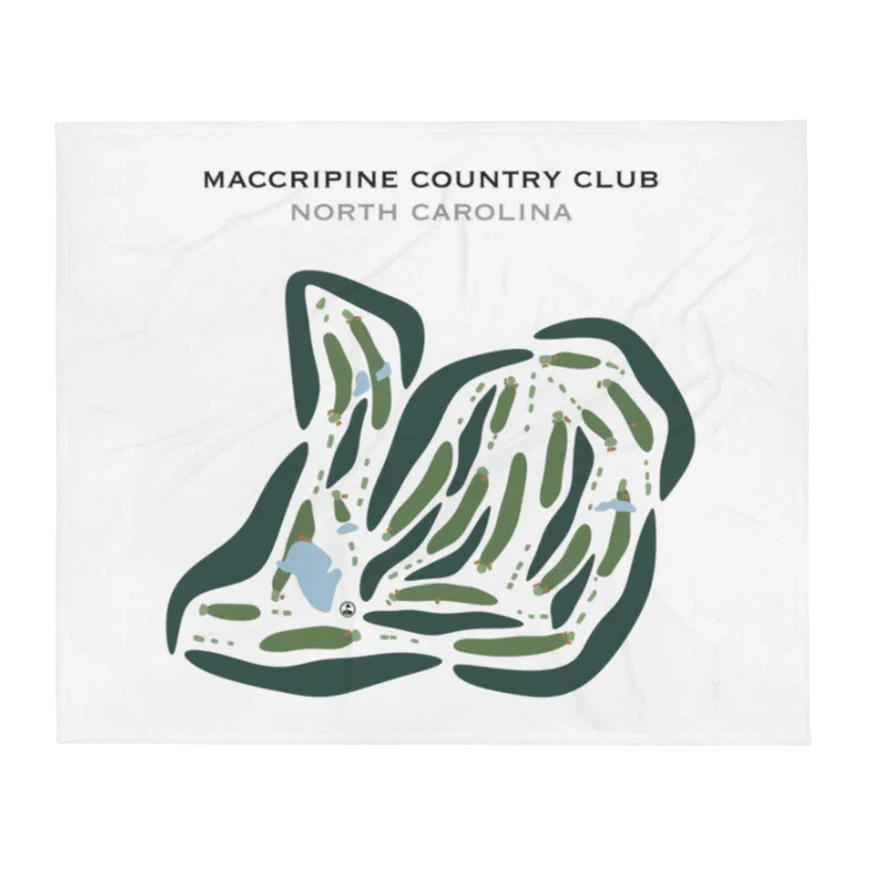Maccripine Country Club, North Carolina - Printed Golf Courses