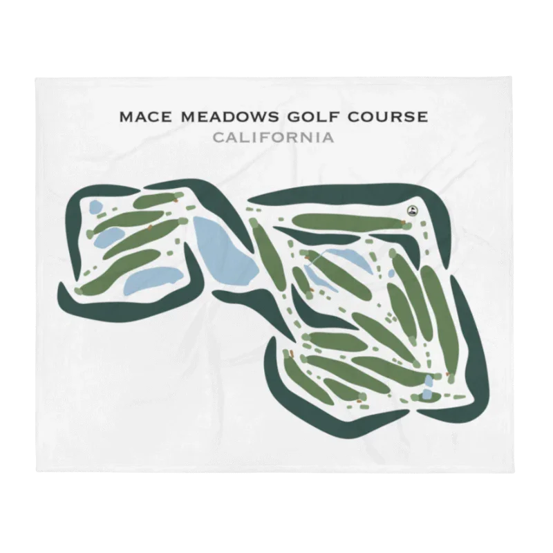Mace Meadows Golf Course, California - Printed Golf Courses