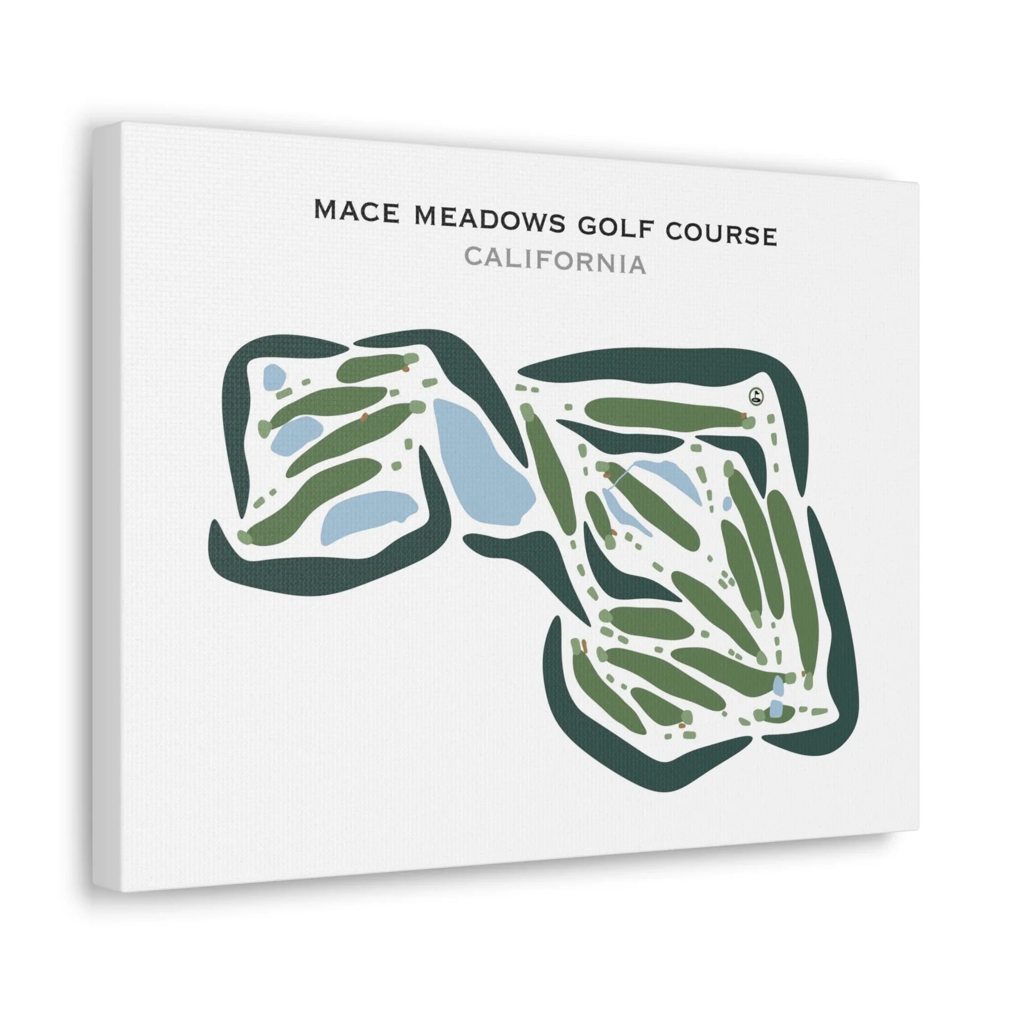 Mace Meadows Golf Course, California - Printed Golf Courses