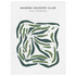Madera Country Club, California - Printed Golf Courses