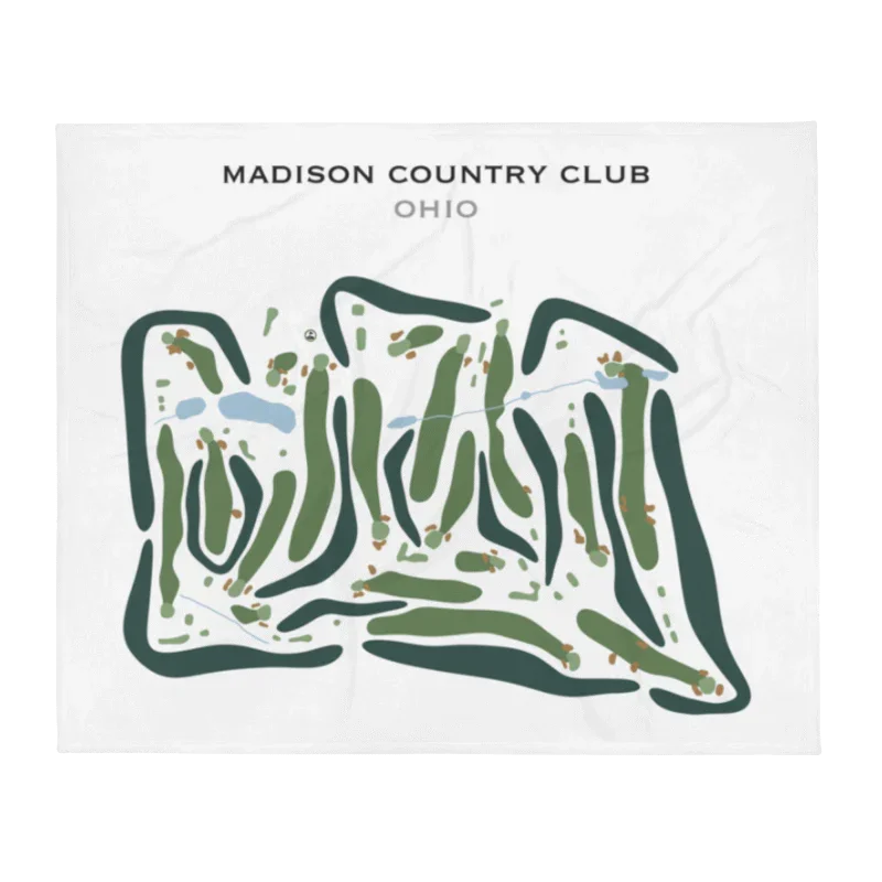 Madison Country Club, Ohio - Printed Golf Courses