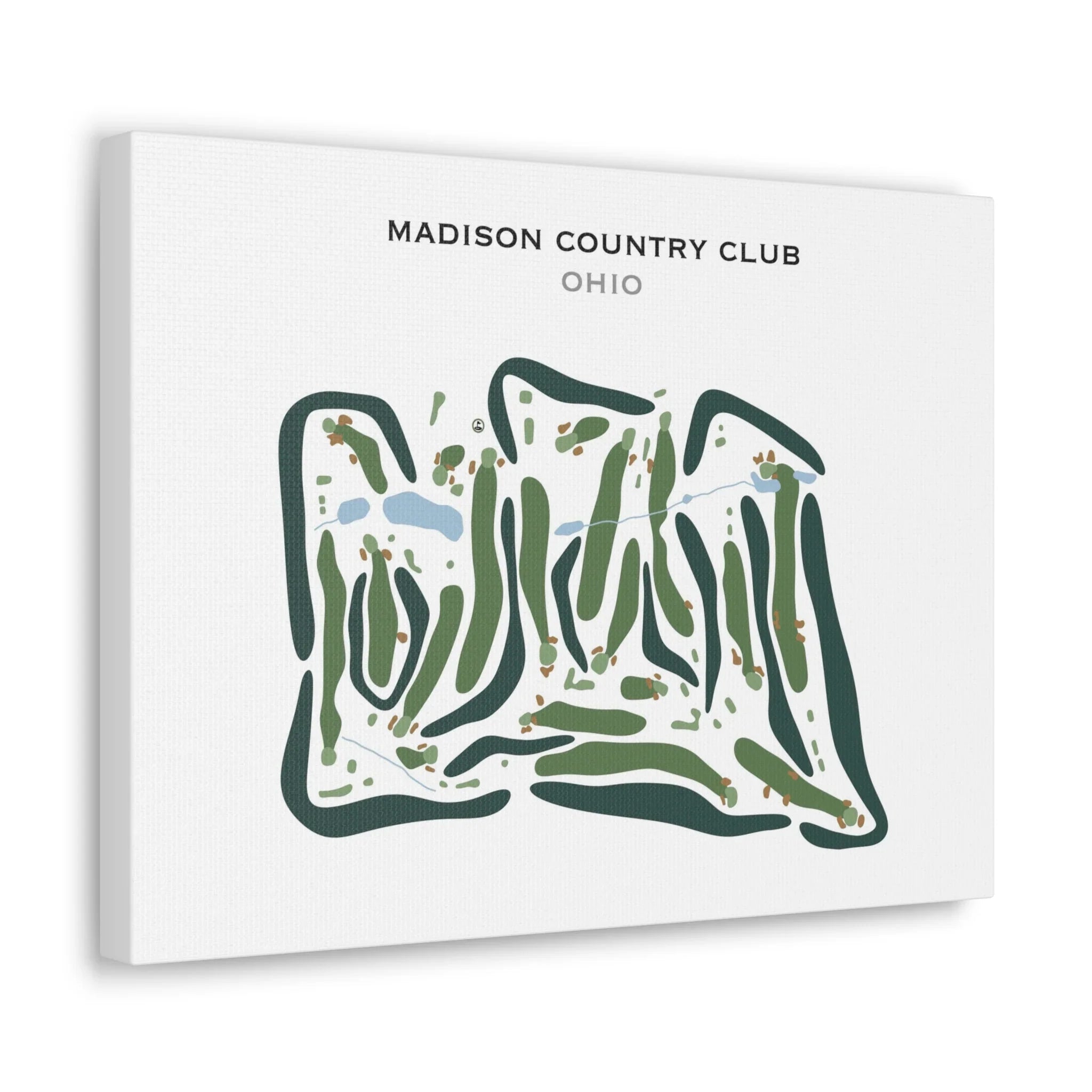 Madison Country Club, Ohio - Printed Golf Courses