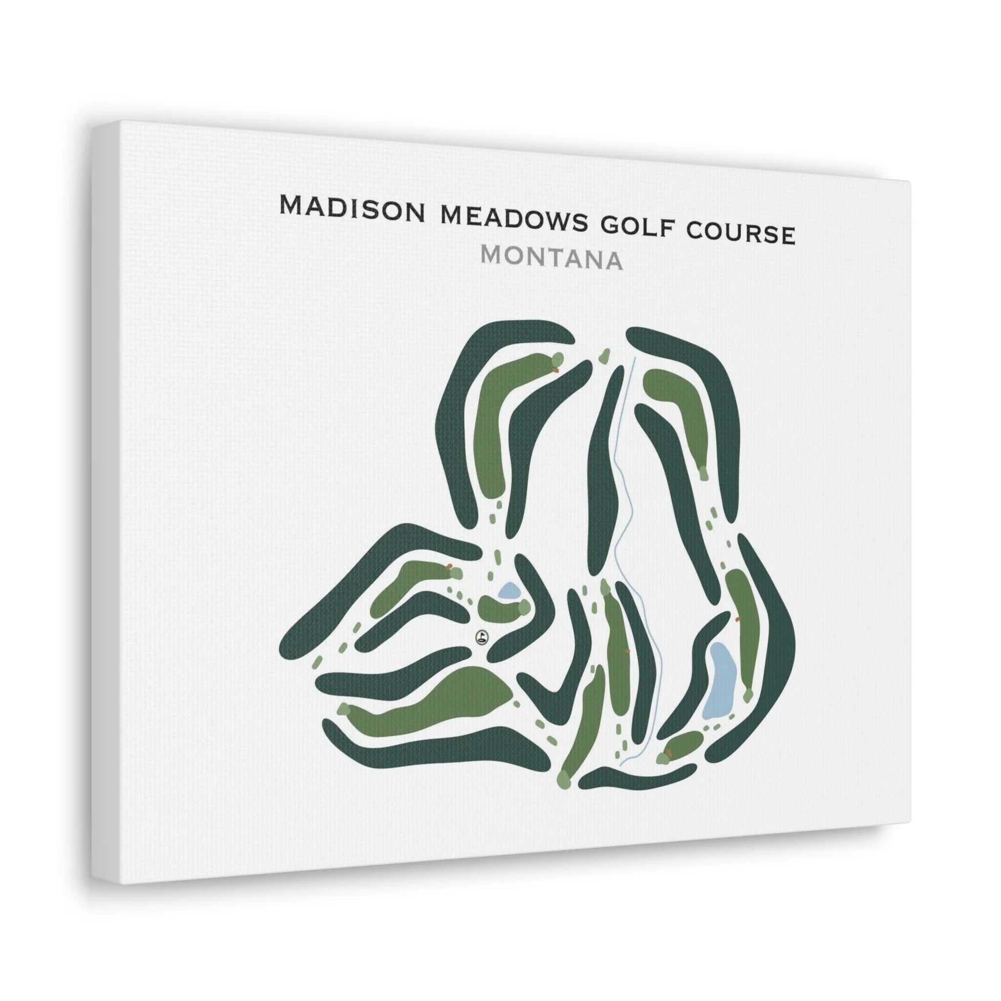 Madison Meadows Golf Course, Montana - Printed Golf Courses