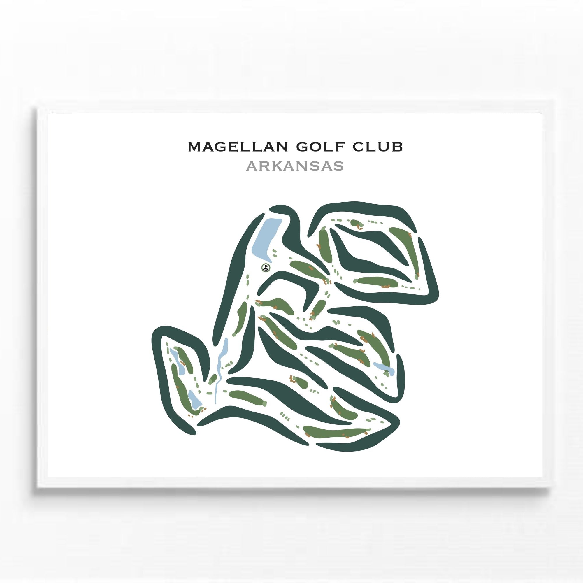 Magellan Golf Club, Arkansas - Printed Golf Courses