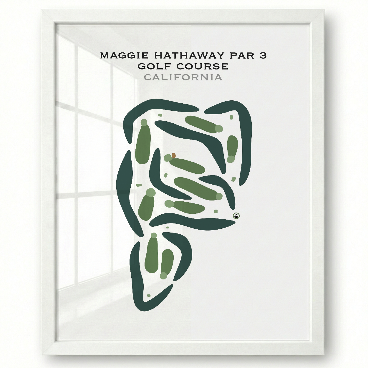 Maggie Hathaway Par 3 Golf Course, California - Printed Golf Courses