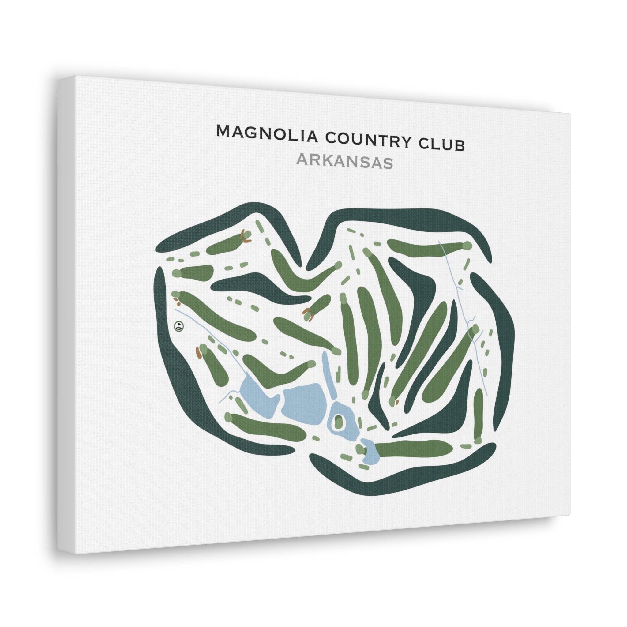 Magnolia Country Club, Arkansas - Printed Golf Courses