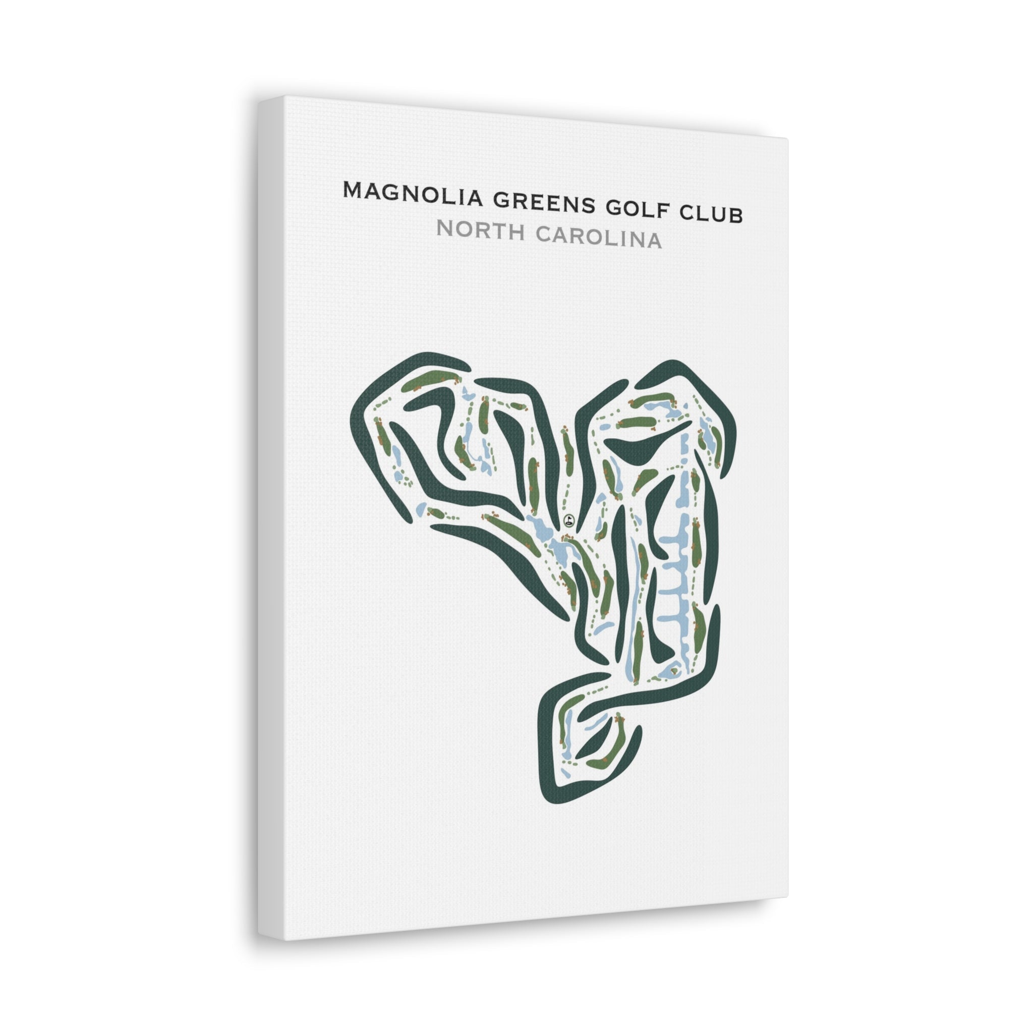 Magnolia Greens Golf Club, North Carolina - Printed Golf Courses