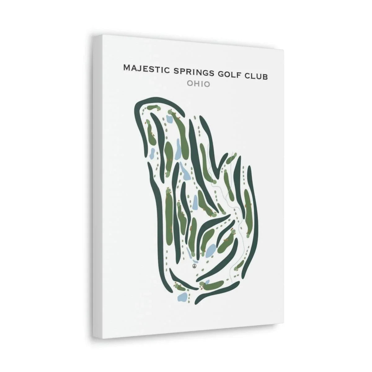 Majestic Springs Golf Club, Ohio - Printed Golf Courses