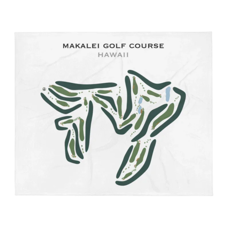 Makalei Golf Course, Hawaii - Printed Golf Courses
