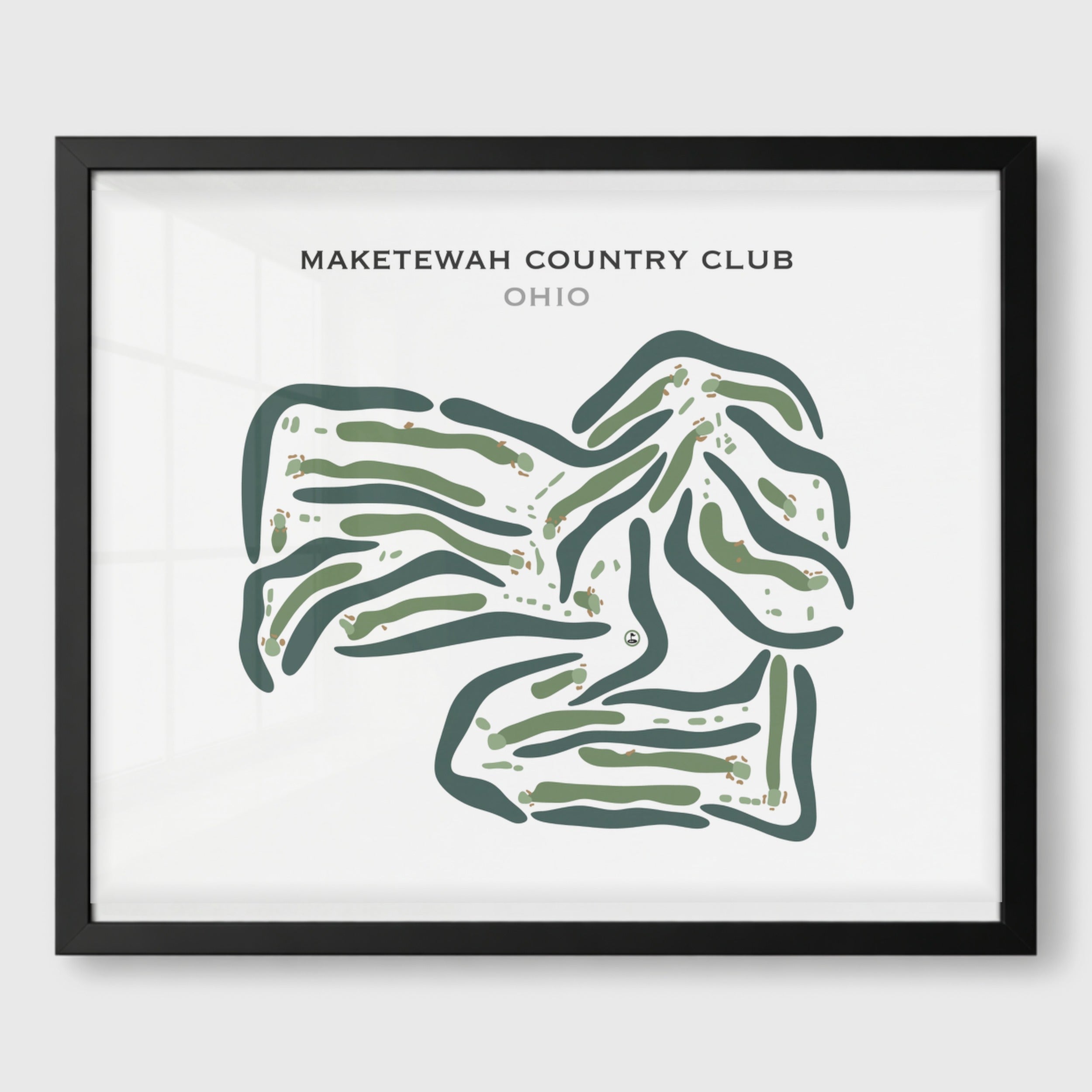 Maketewah Country Club, Ohio - Printed Golf Courses