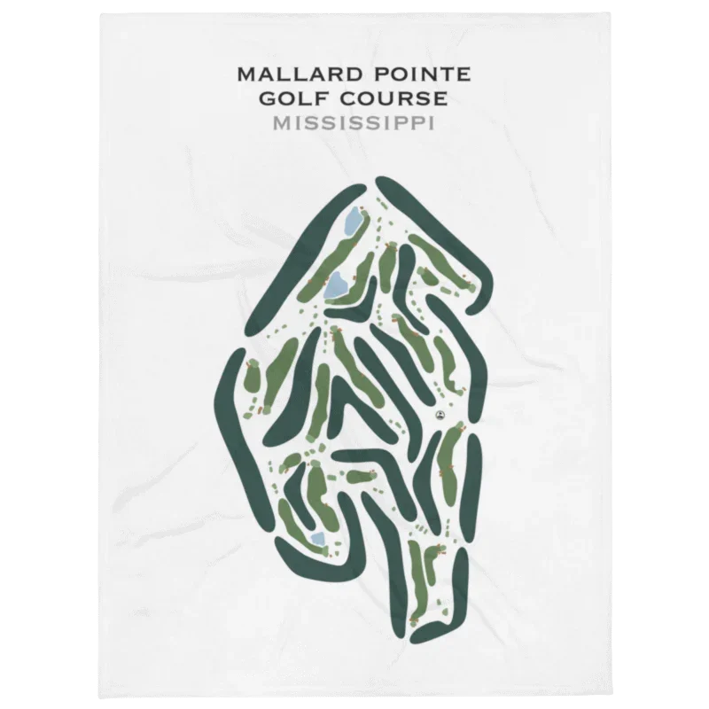 Mallard Pointe Golf Course, Mississippi - Printed Golf Courses