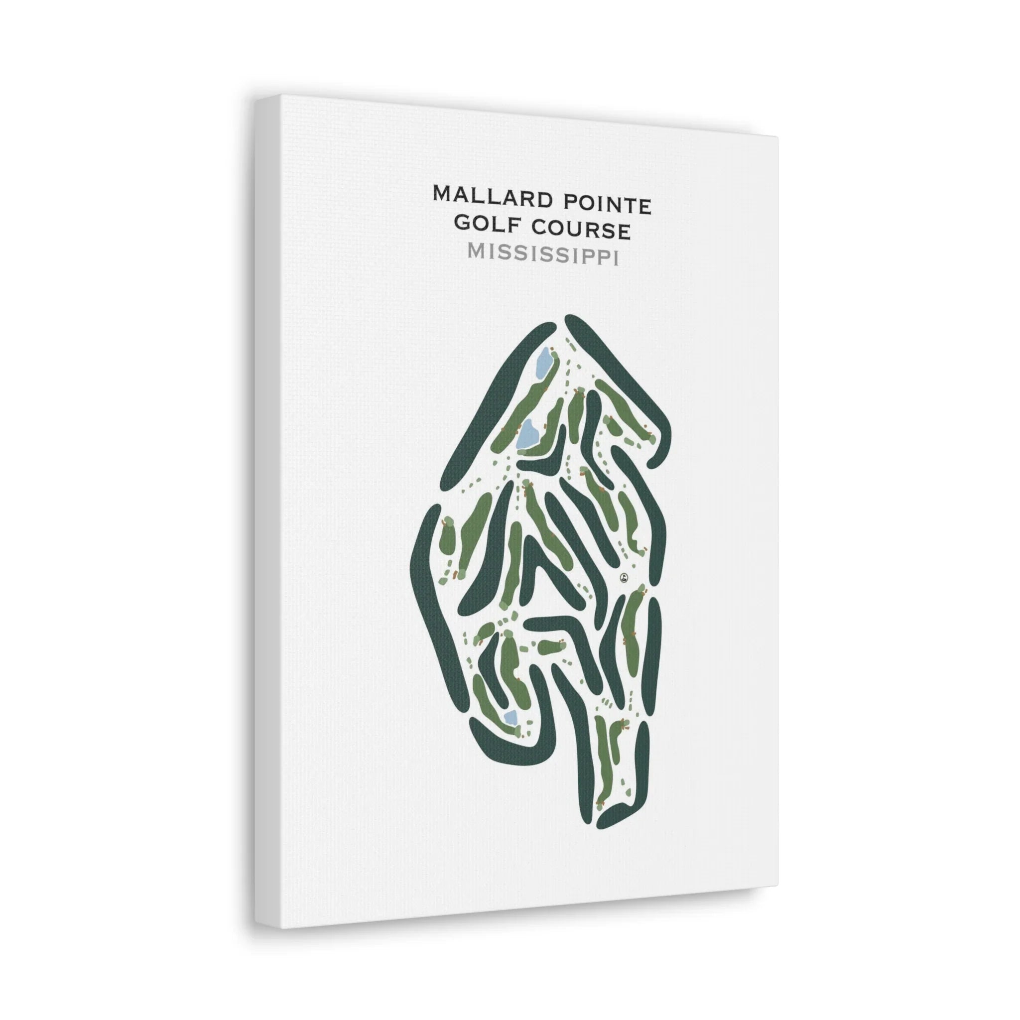 Mallard Pointe Golf Course, Mississippi - Printed Golf Courses