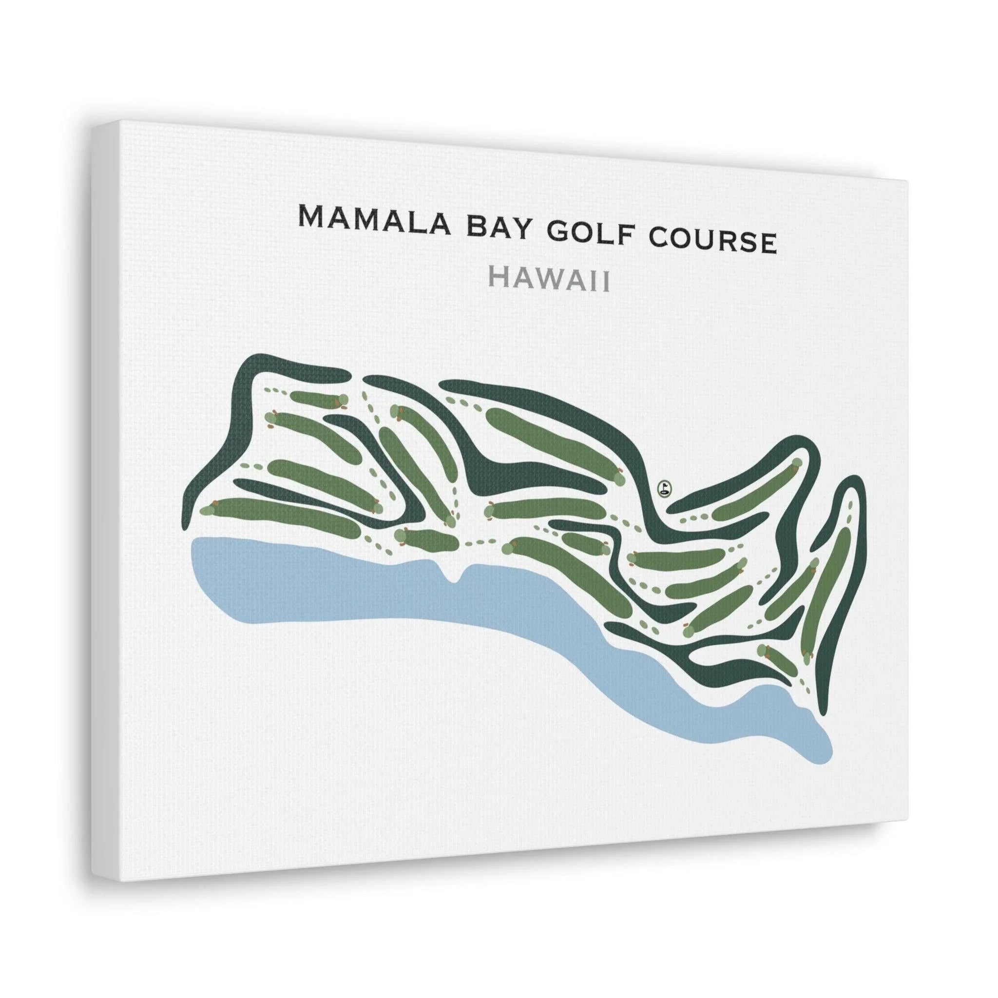 Mamala Bay Golf Course, Hawaii - Printed Golf Courses