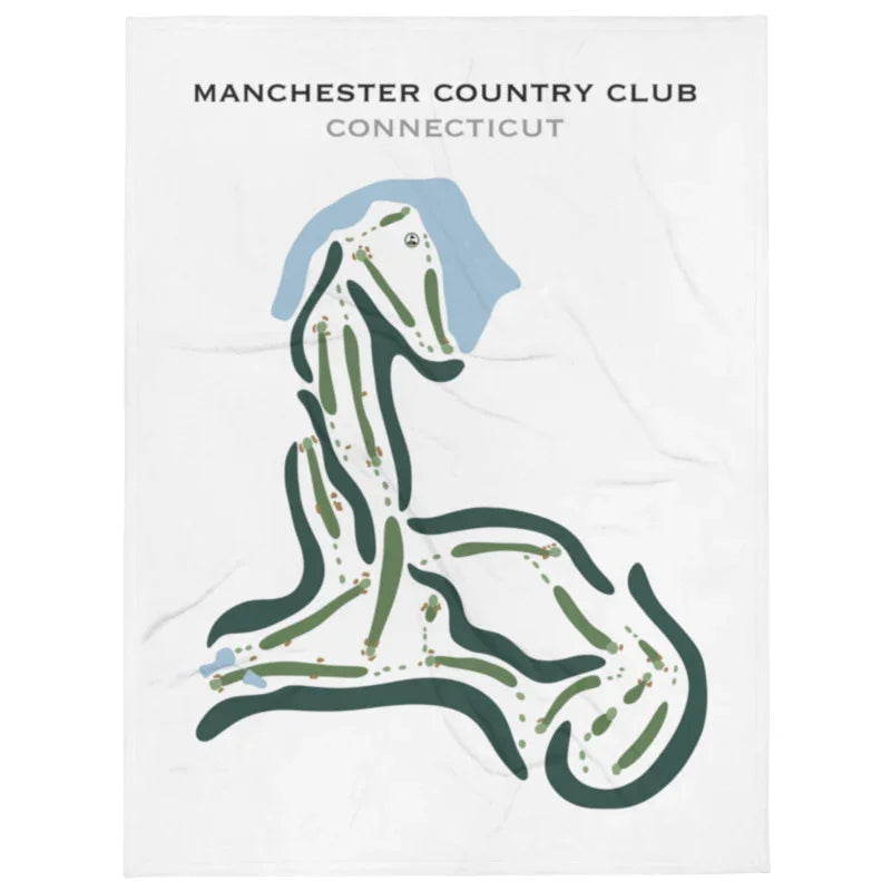 Manchester Country Club, Connecticut - Printed Golf Courses
