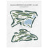 Manchester Country Club, Vermont - Printed Golf Course