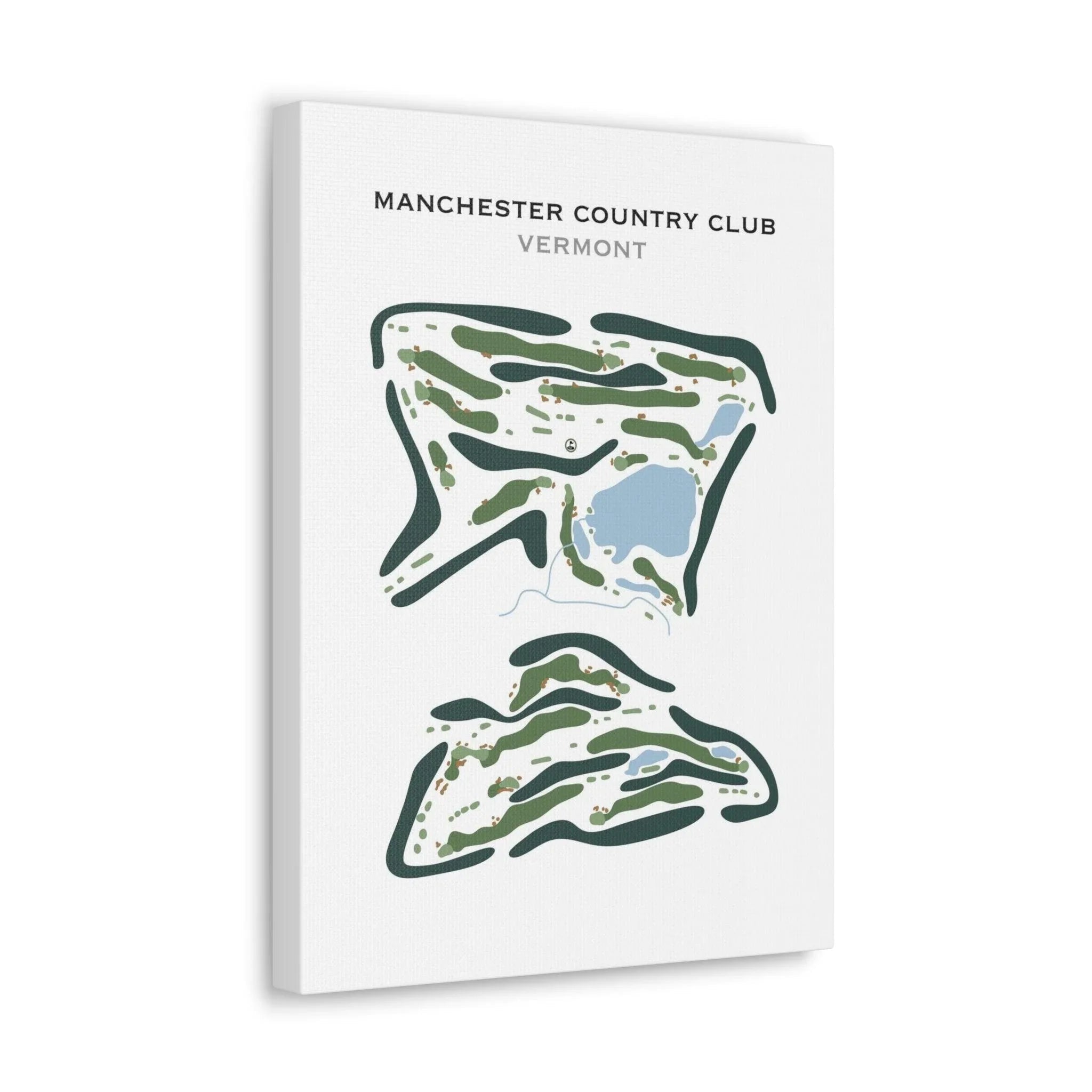 Manchester Country Club, Vermont - Printed Golf Course