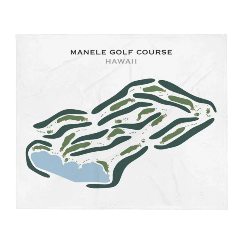 Manele Golf Course, Hawaii - Printed Golf Courses
