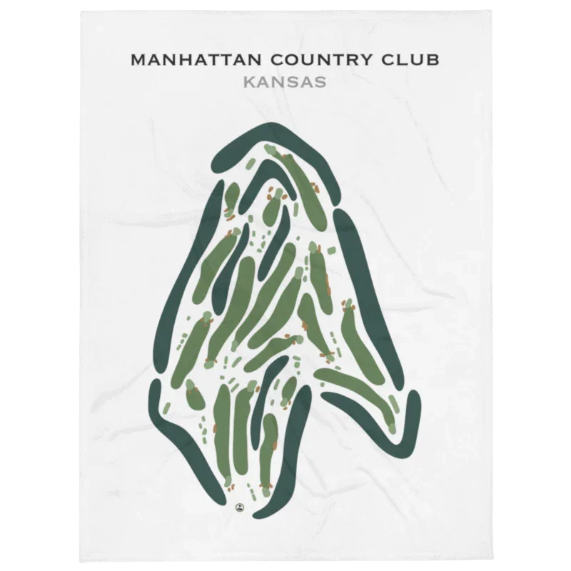 Manhattan Country Club, Kansas - Printed Golf Courses
