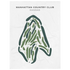 Manhattan Country Club, Kansas - Printed Golf Courses