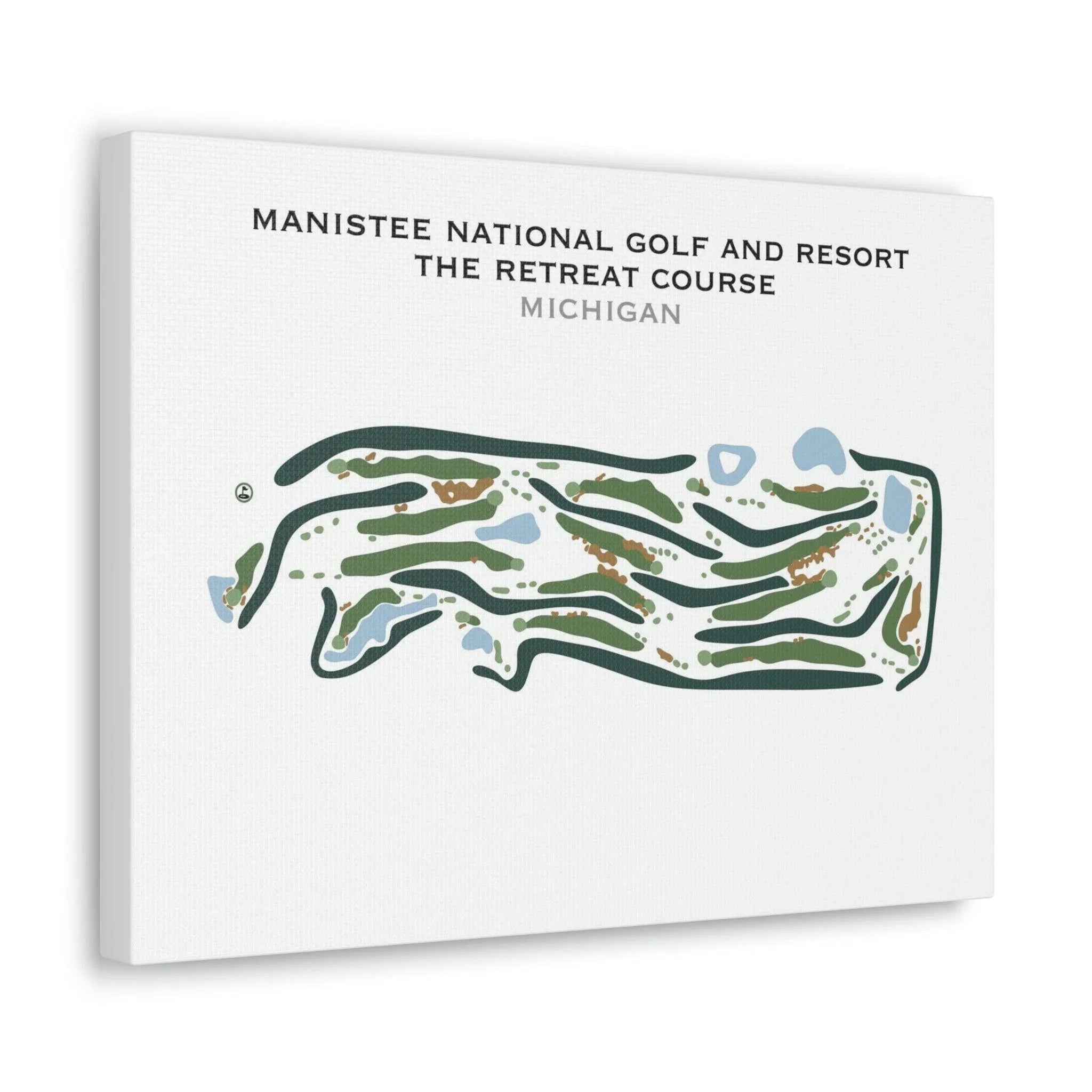 Manistee National Golf & Resort, The Retreat Course, Michigan - Printed Golf Course
