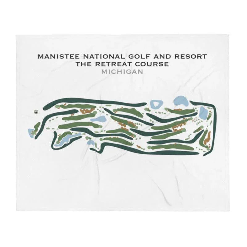 Manistee National Golf & Resort, The Retreat Course, Michigan - Printed Golf Course