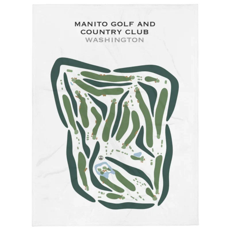 Manito Golf & Country Club, Washington - Printed Golf Courses
