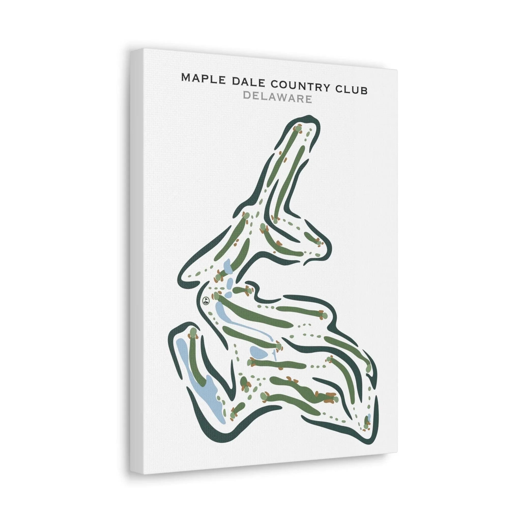 Maple Dale Country Club, Delaware - Printed Golf Courses