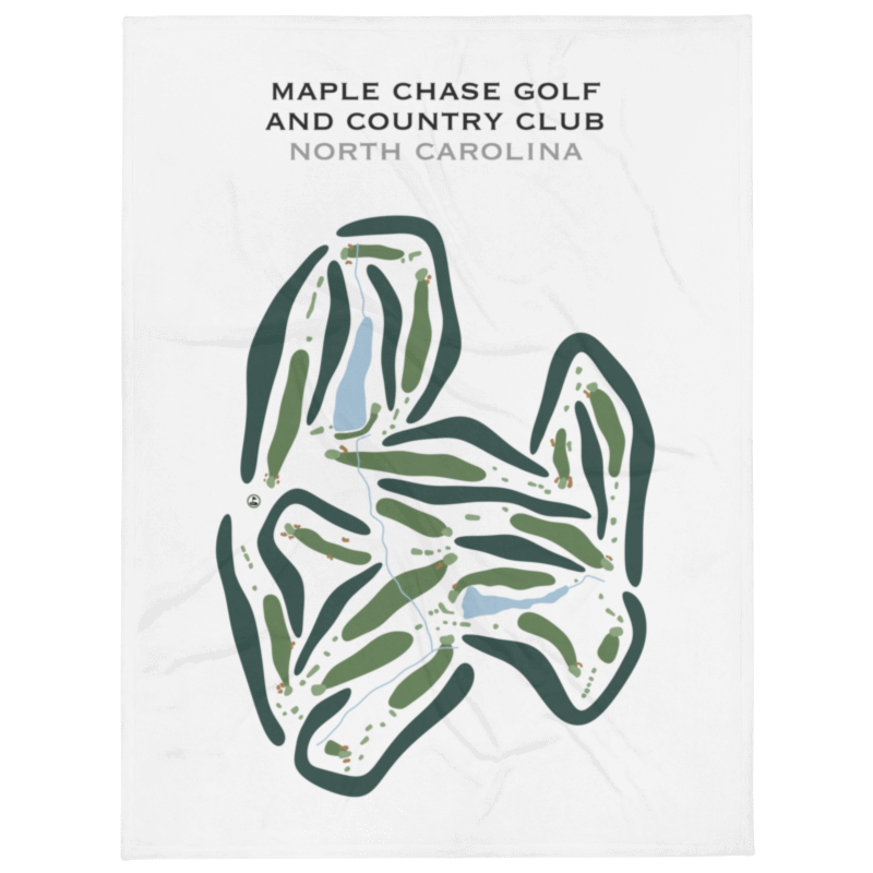 Maple Chase Golf and Country Club, North Carolina - Printed Golf Courses