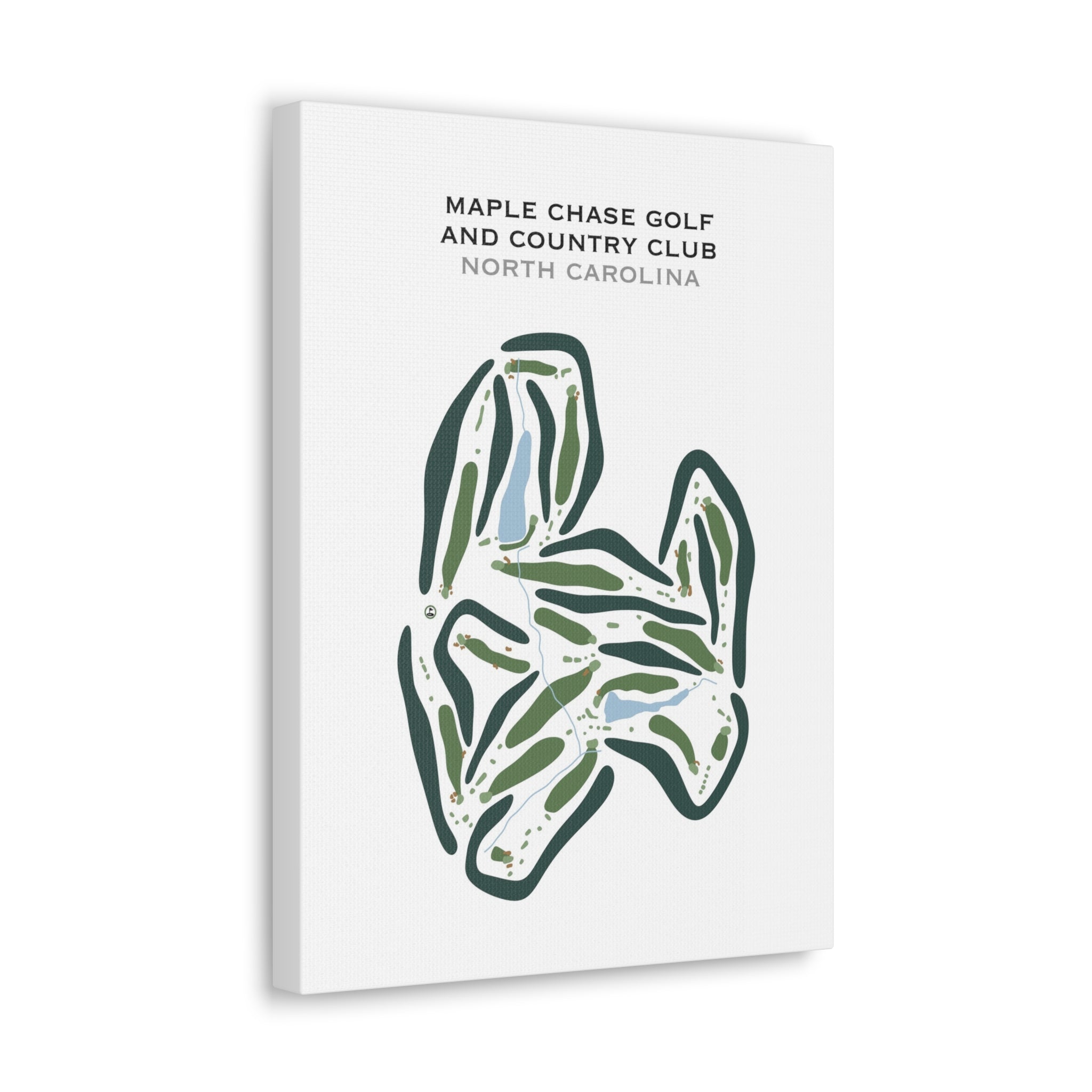 Maple Chase Golf and Country Club, North Carolina - Printed Golf Courses