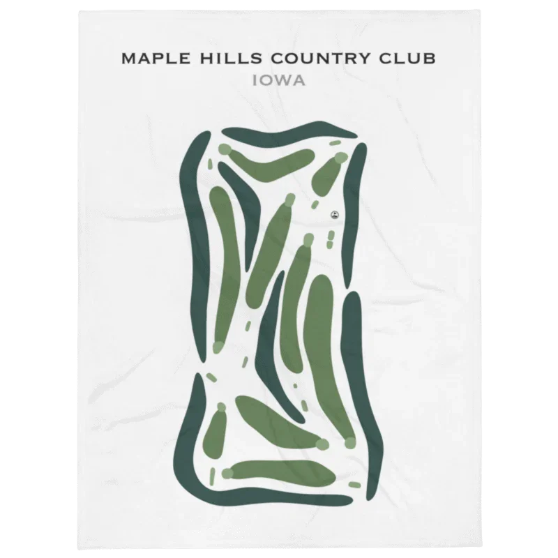 Maple Hills Country Club, Iowa - Printed Golf Courses