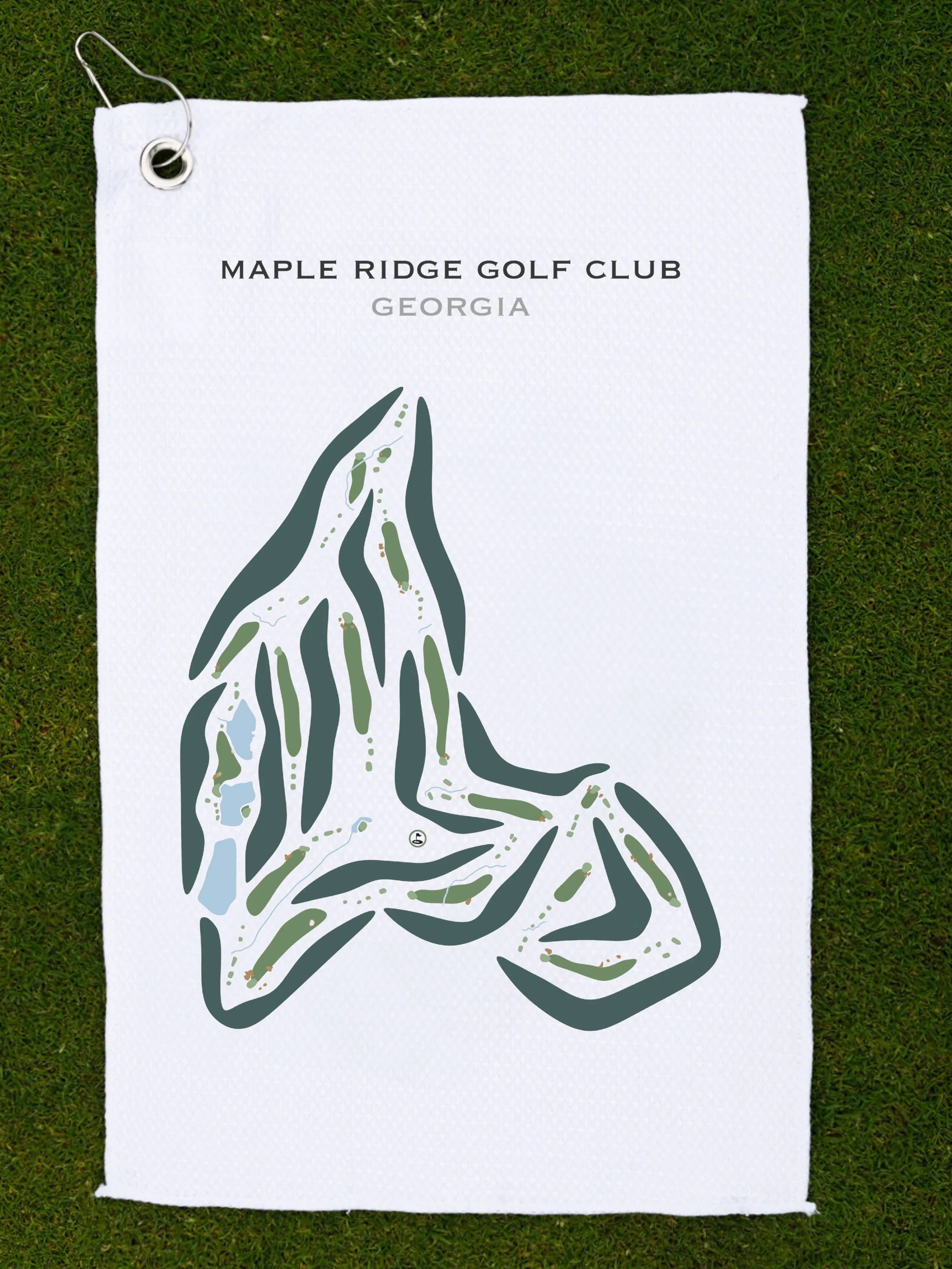 Maple Ridge Golf Club, Georgia - Printed Golf Courses