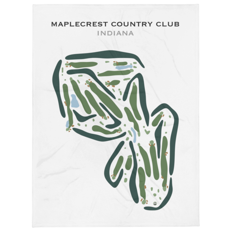 Maplecrest Country Club, Indiana - Printed Golf Courses