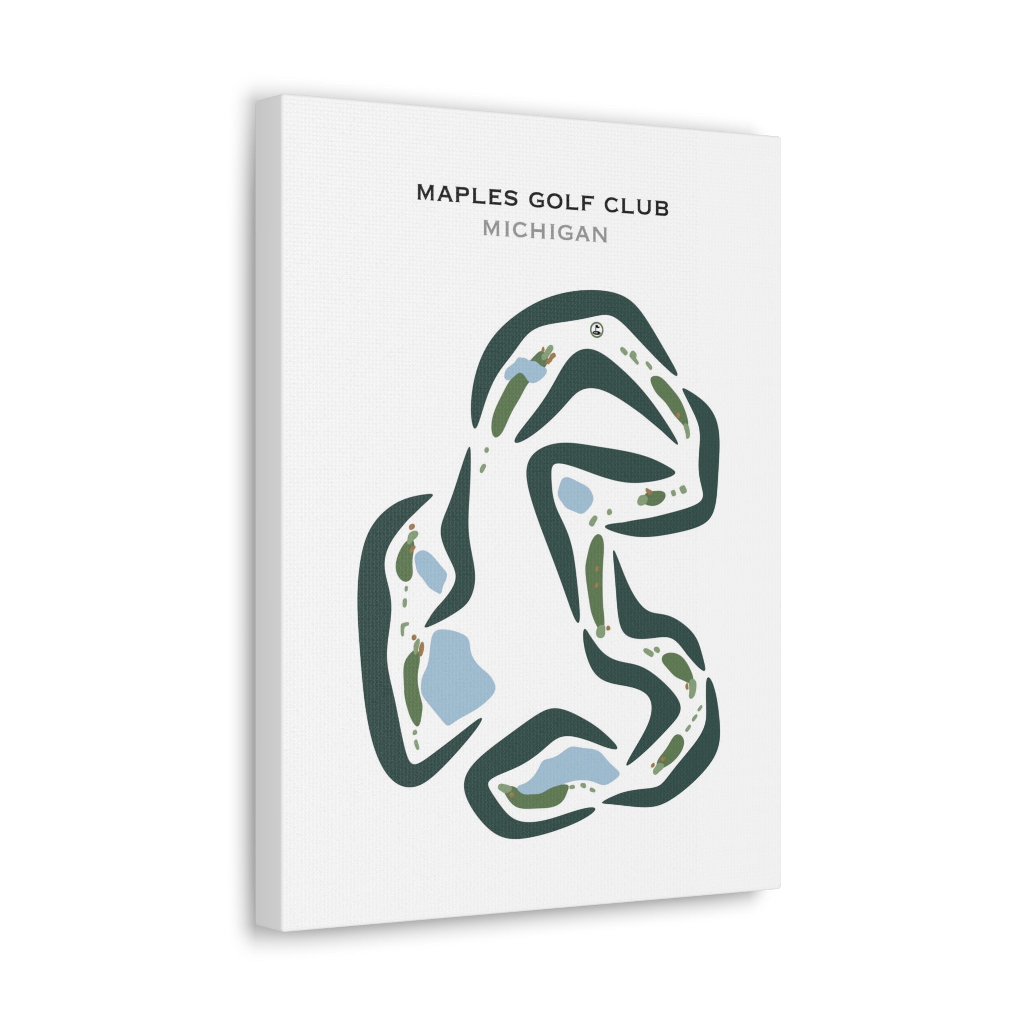 Maples Golf Club, Michigan - Printed Golf Courses