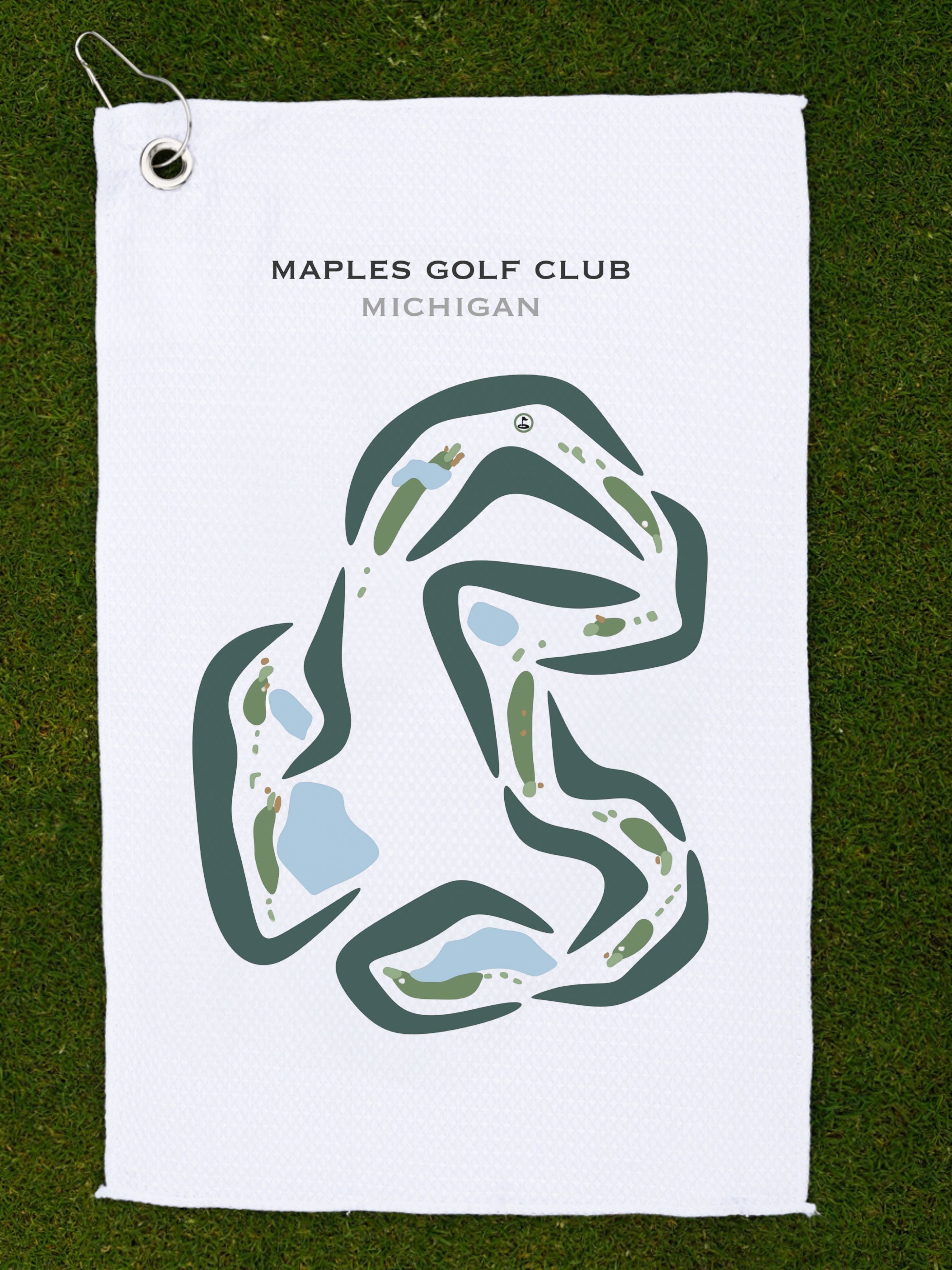 Maples Golf Club, Michigan - Printed Golf Courses