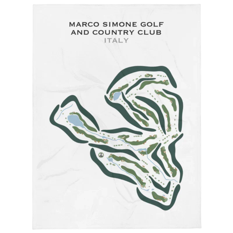 Marco Simone Golf & Country Club, Italy - Printed Golf Courses