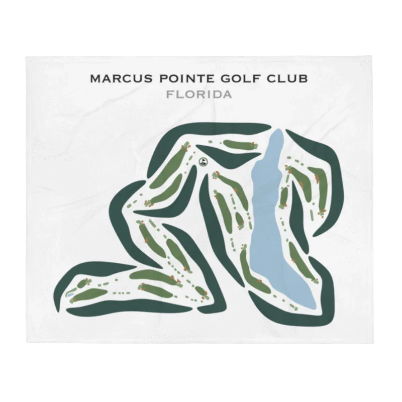 Marcus Pointe Golf Club, Florida - Printed Golf Courses