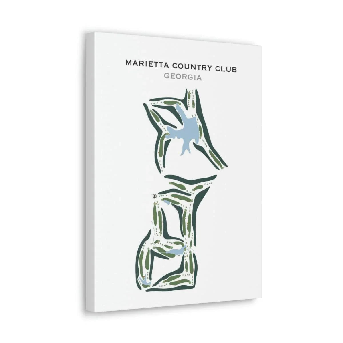 Marietta Country Club, Georgia - Printed Golf Courses
