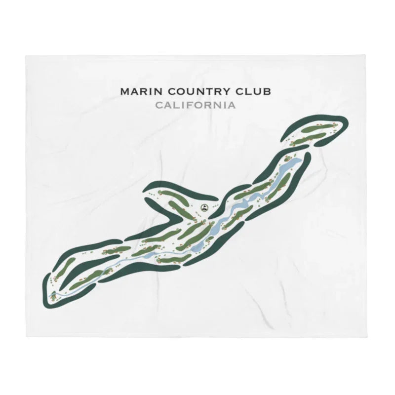 Marin Country Club, California - Printed Golf Courses