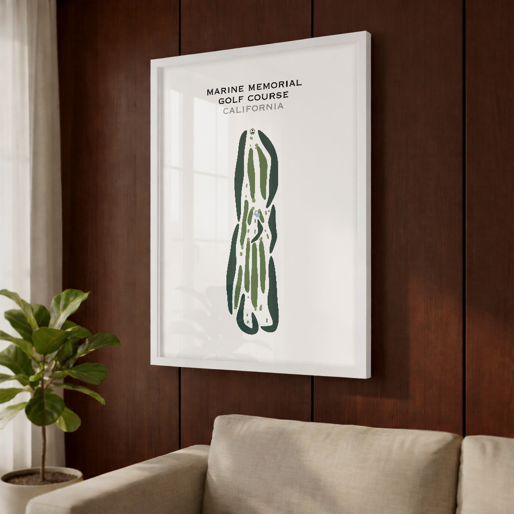 Marine Memorial Golf Course, Barstow, California - Printed Golf Courses