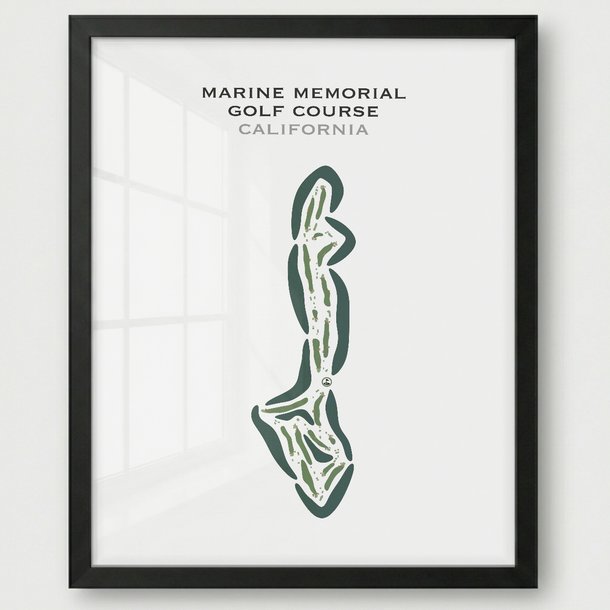 Marine Memorial Golf Course, California - Printed Golf Courses