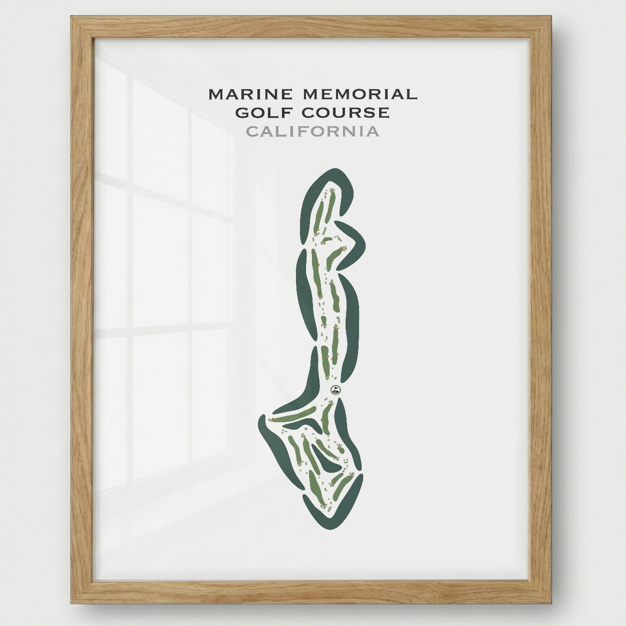 Marine Memorial Golf Course, California - Printed Golf Courses