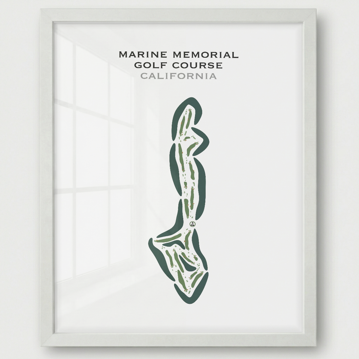 Marine Memorial Golf Course, California - Printed Golf Courses